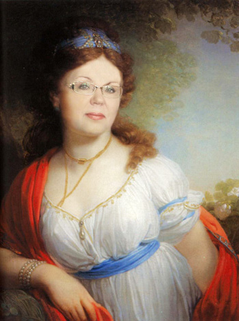 Женский портрет в историческом костюме