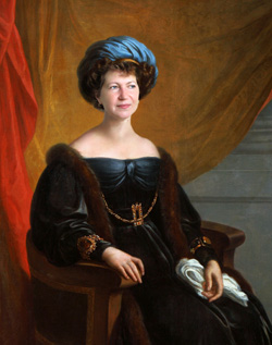 Портрет женский в образе  княгини